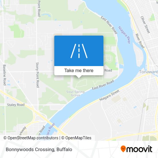 Bonnywoods Crossing map