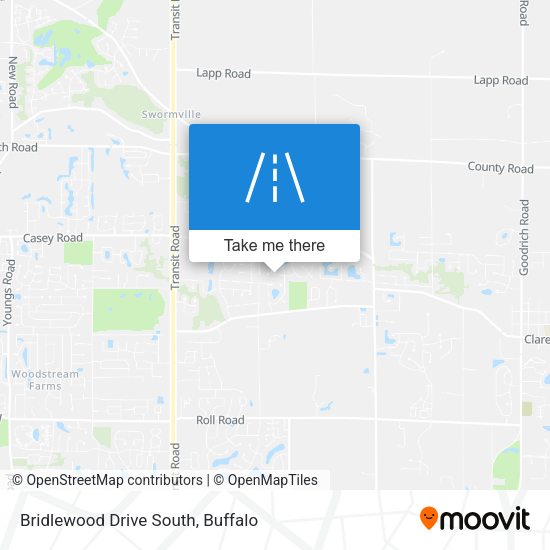 Bridlewood Drive South map