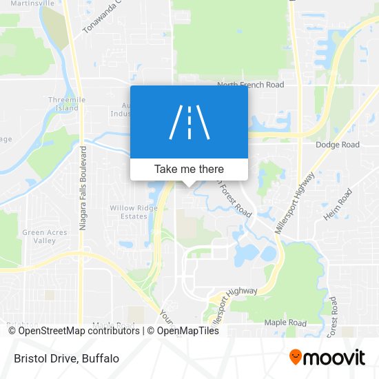 Bristol Drive map