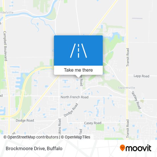 Brockmoore Drive map