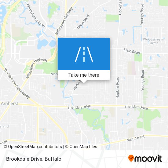 Brookdale Drive map