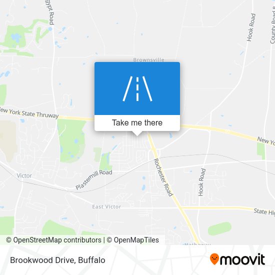 Mapa de Brookwood Drive