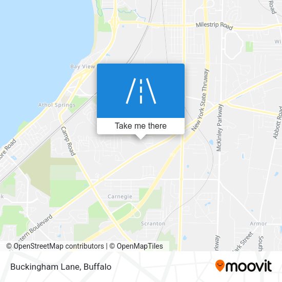 Mapa de Buckingham Lane