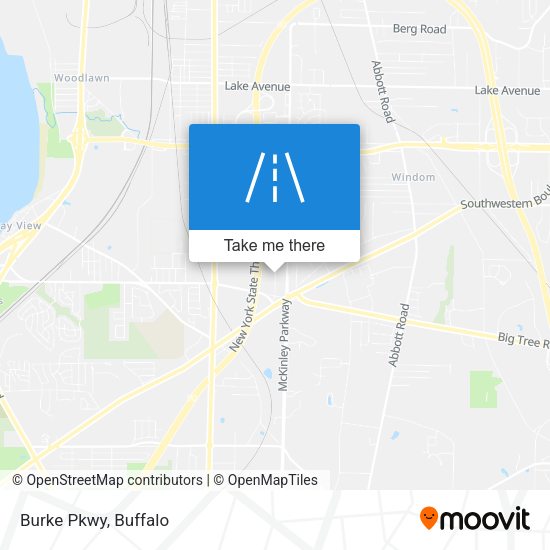 Mapa de Burke Pkwy