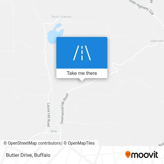 Butler Drive map