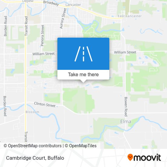 Mapa de Cambridge Court
