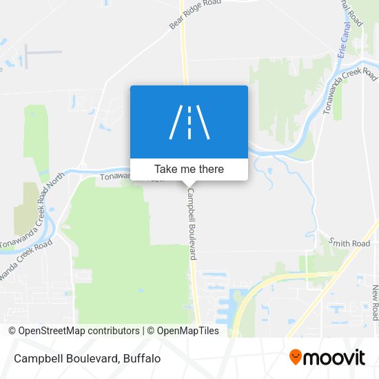 Mapa de Campbell Boulevard