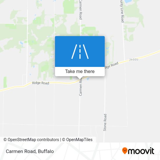 Mapa de Carmen Road