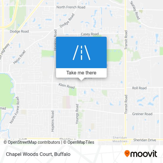 Mapa de Chapel Woods Court