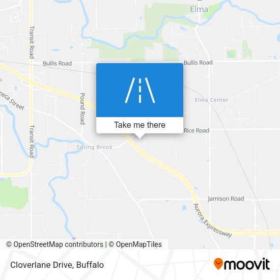Mapa de Cloverlane Drive