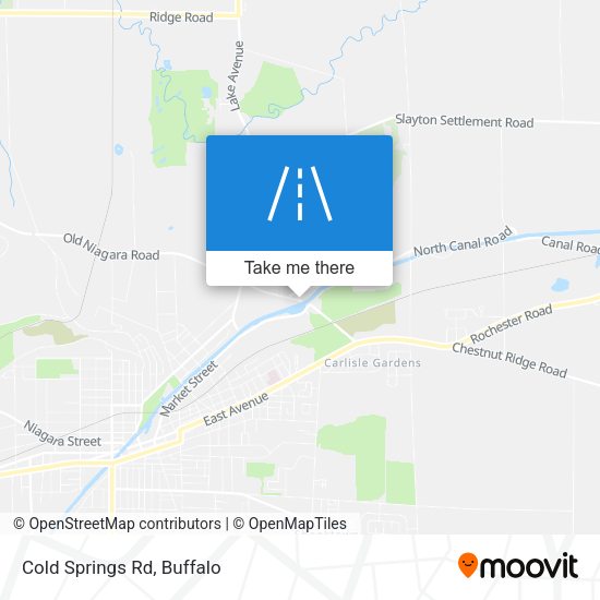 Mapa de Cold Springs Rd