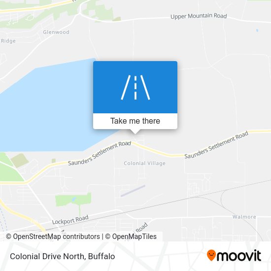 Colonial Drive North map