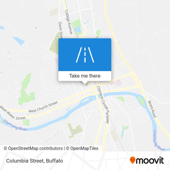 Mapa de Columbia Street