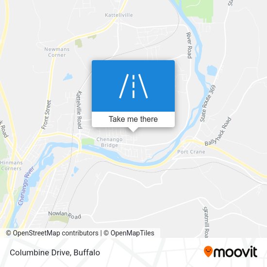 Mapa de Columbine Drive