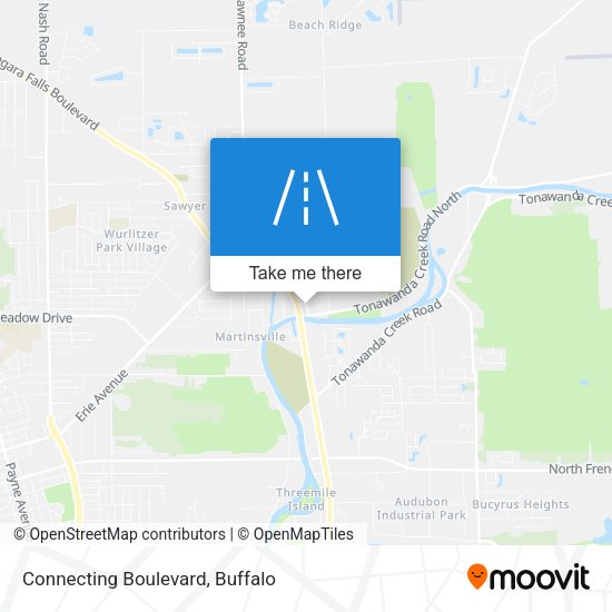 Connecting Boulevard map