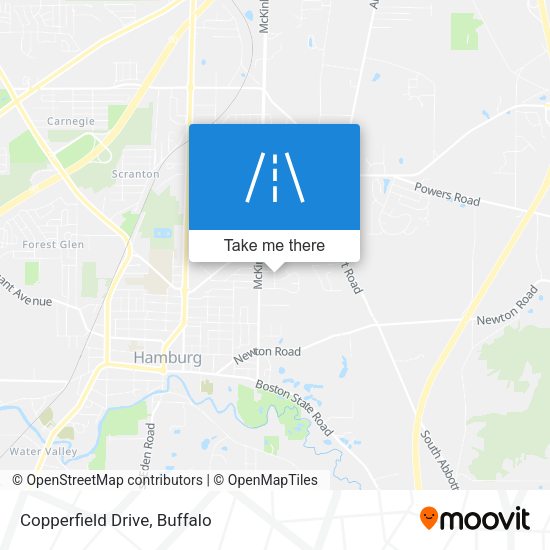 Mapa de Copperfield Drive