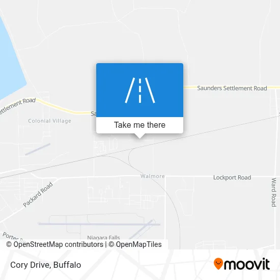 Cory Drive map