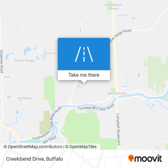 Creekbend Drive map