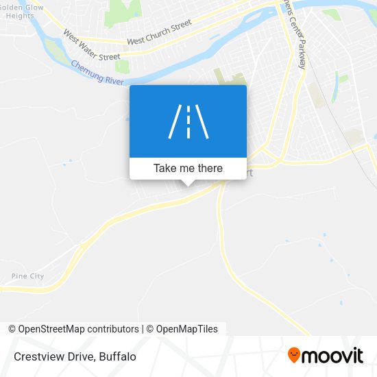 Crestview Drive map