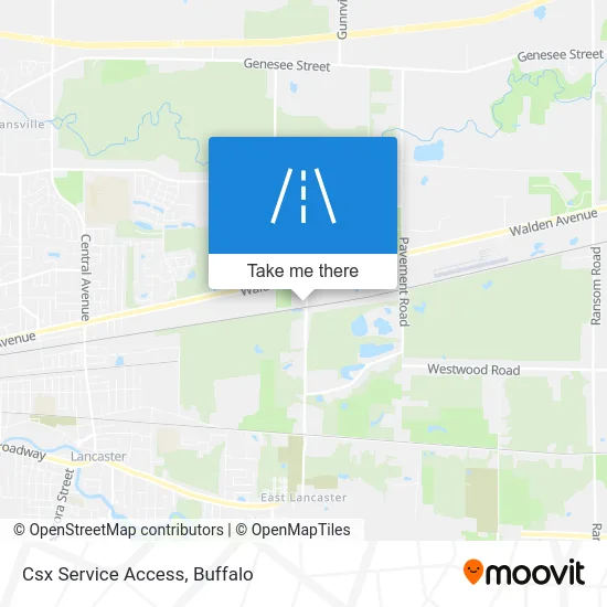 Csx Service Access map