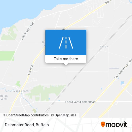 Mapa de Delamater Road
