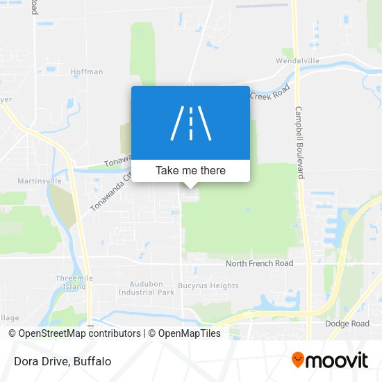 Dora Drive map