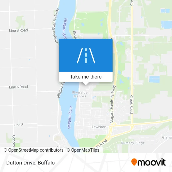 Dutton Drive map