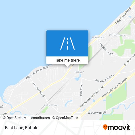 Mapa de East Lane