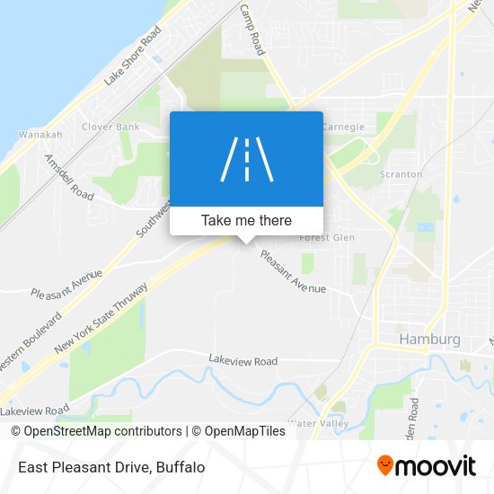 East Pleasant Drive map