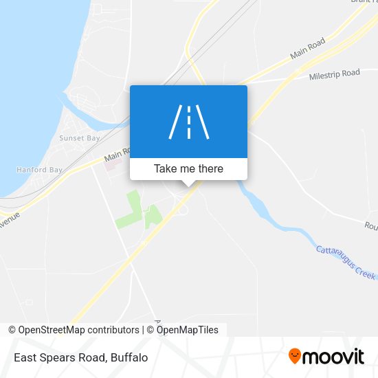 Mapa de East Spears Road