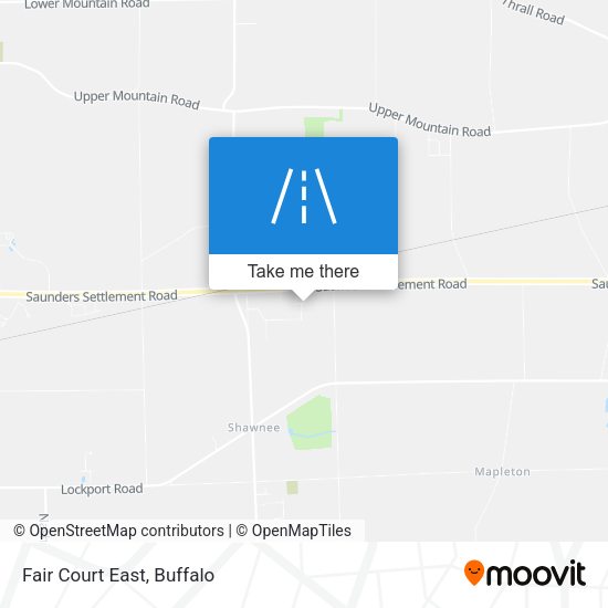 Mapa de Fair Court East