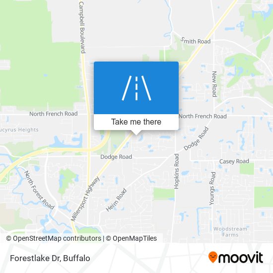 Forestlake Dr map