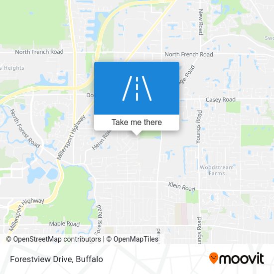 Mapa de Forestview Drive