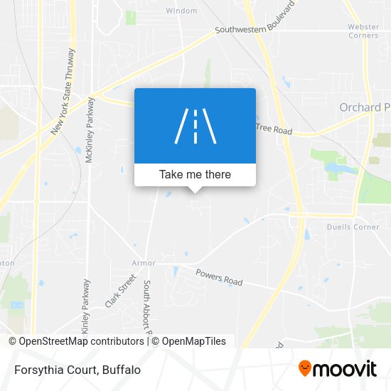 Forsythia Court map
