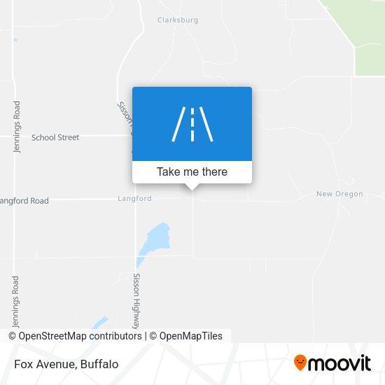 Mapa de Fox Avenue