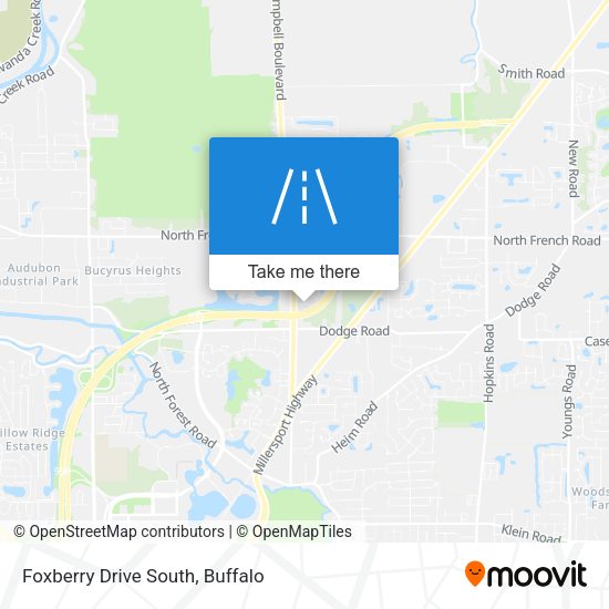 Foxberry Drive South map