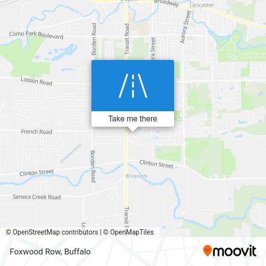 Mapa de Foxwood Row