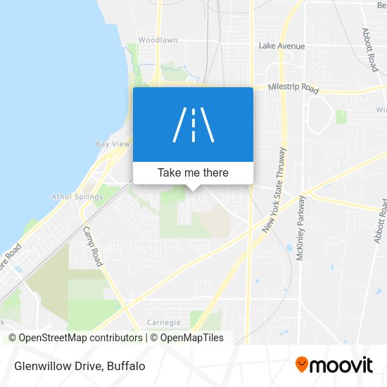 Mapa de Glenwillow Drive
