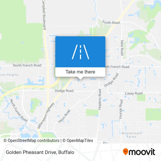 Mapa de Golden Pheasant Drive