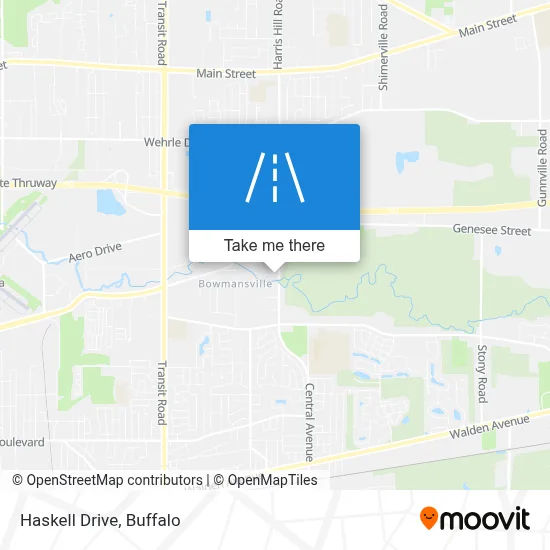 Haskell Drive map