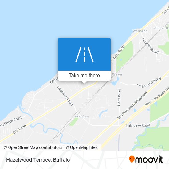 Mapa de Hazelwood Terrace