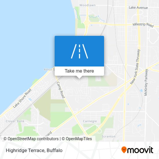 Mapa de Highridge Terrace
