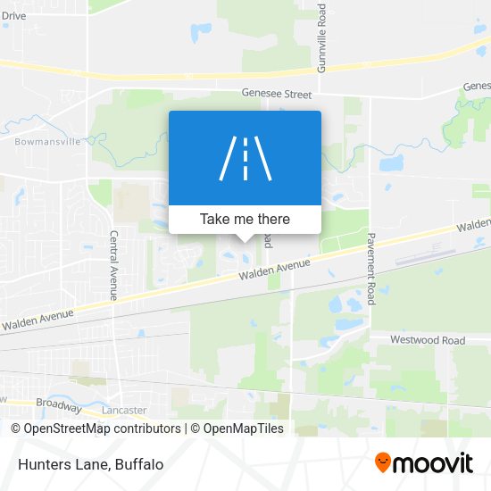 Mapa de Hunters Lane
