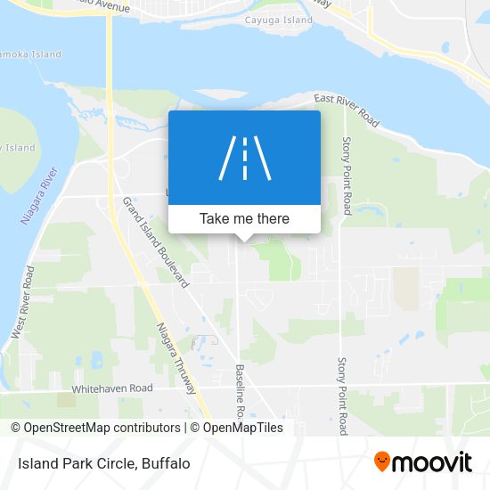Mapa de Island Park Circle
