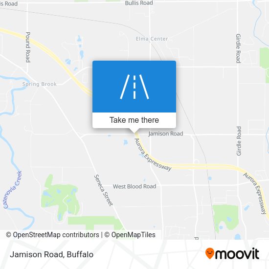 Mapa de Jamison Road