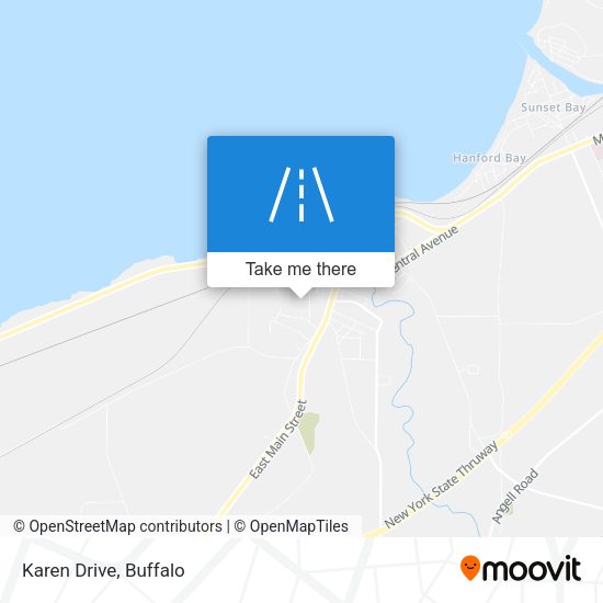 Mapa de Karen Drive