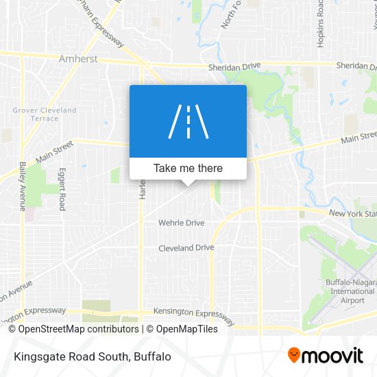 Kingsgate Road South map