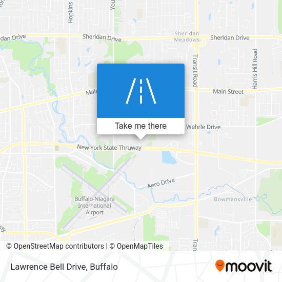 Mapa de Lawrence Bell Drive