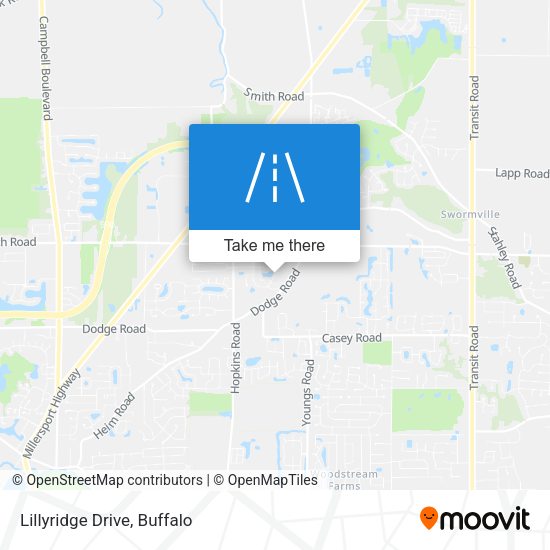 Mapa de Lillyridge Drive