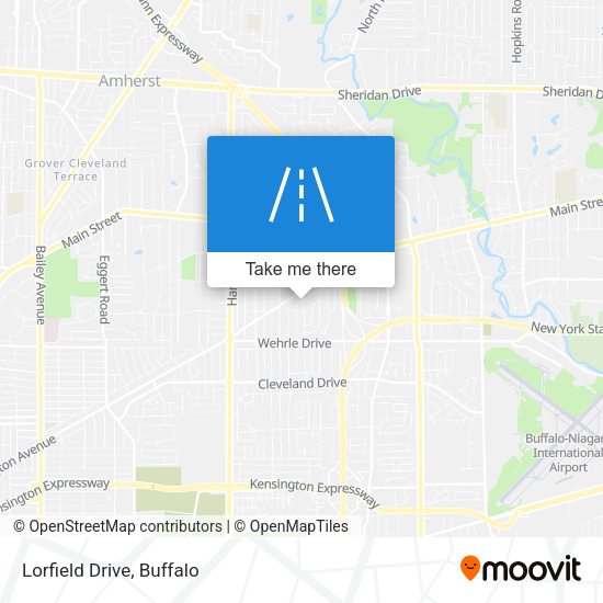 Lorfield Drive map